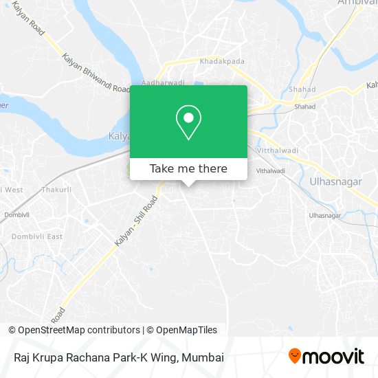 Raj Krupa Rachana Park-K Wing map