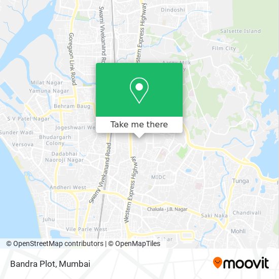 Bandra Plot map