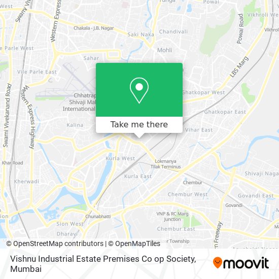 Vishnu Industrial Estate Premises Co op Society map