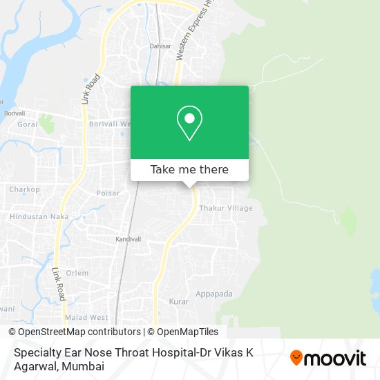 Specialty Ear Nose Throat Hospital-Dr Vikas K Agarwal map