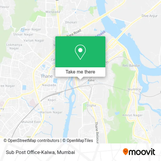 Sub Post Office-Kalwa map