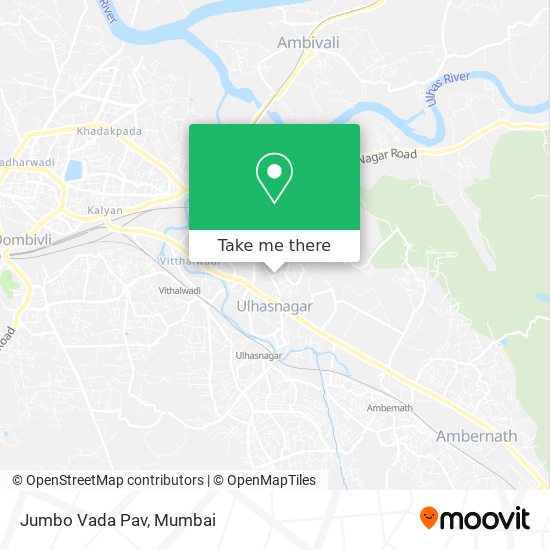 Jumbo Vada Pav map