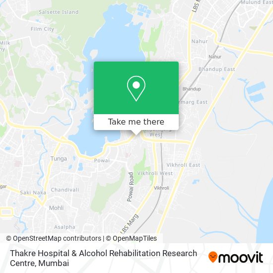 Thakre Hospital & Alcohol Rehabilitation Research Centre map