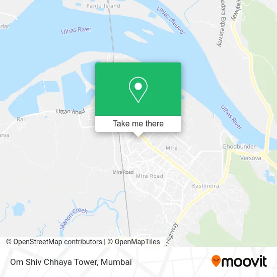 Om Shiv Chhaya Tower map