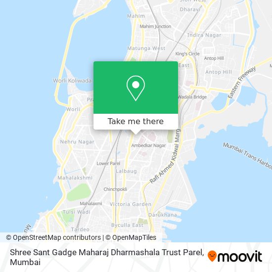 Shree Sant Gadge Maharaj Dharmashala Trust Parel map