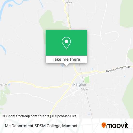 Ma Department-SDSM College map