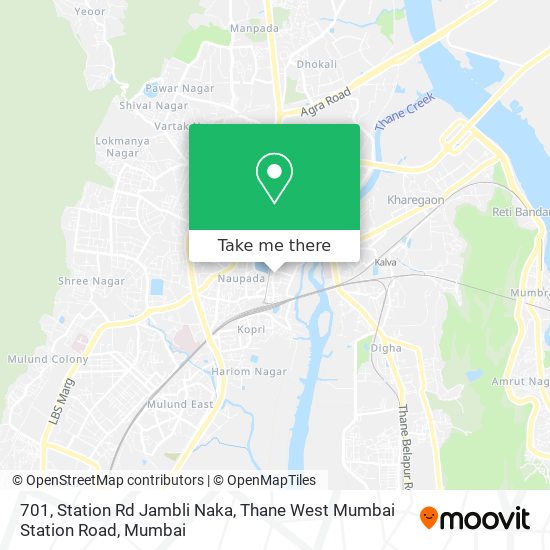 701, Station Rd Jambli Naka, Thane West Mumbai Station Road map
