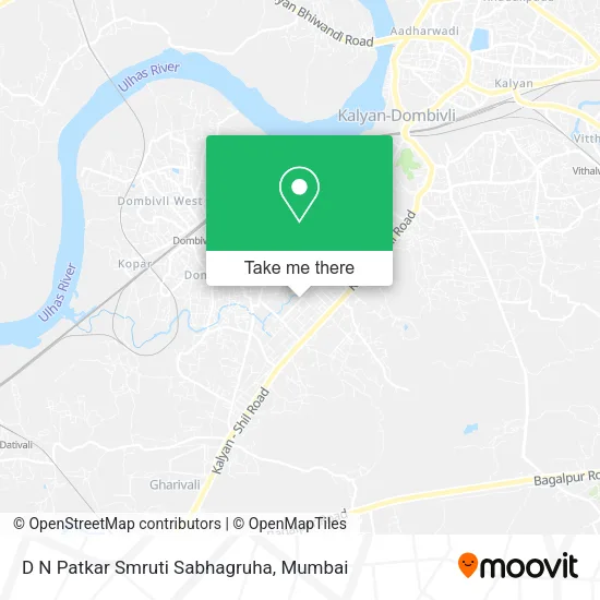 D N Patkar Smruti Sabhagruha map