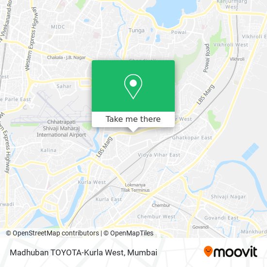 Madhuban TOYOTA-Kurla West map