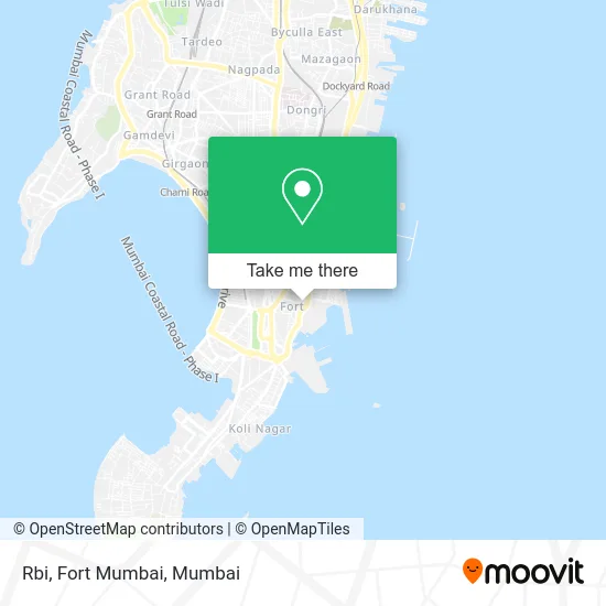Rbi, Fort Mumbai map
