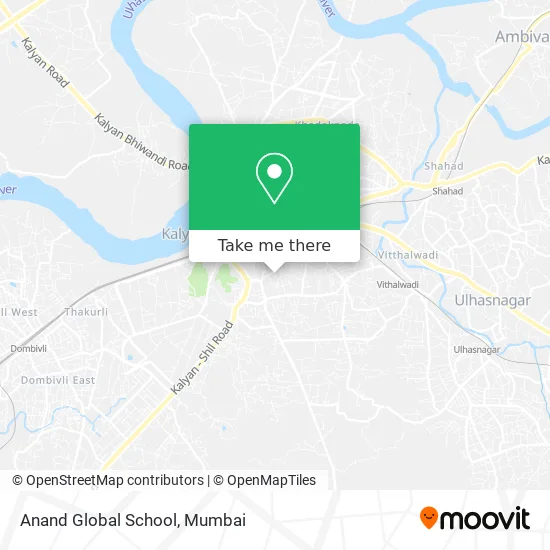 Anand Global School map