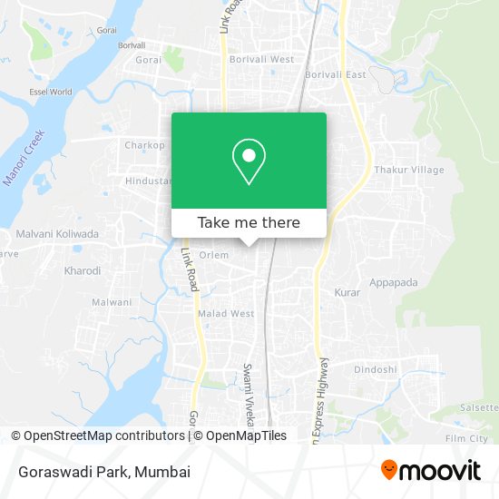 Goraswadi Park map