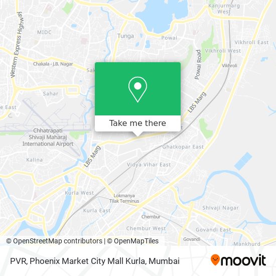 PVR, Phoenix Market City Mall Kurla map