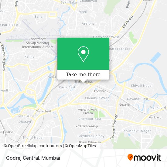 Godrej Central map