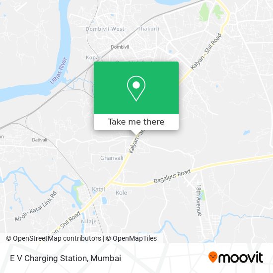 E V Charging Station map