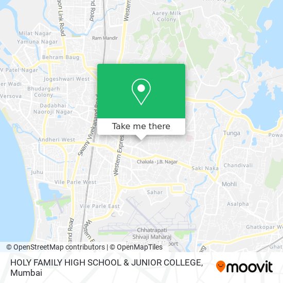 HOLY FAMILY HIGH SCHOOL & JUNIOR COLLEGE map