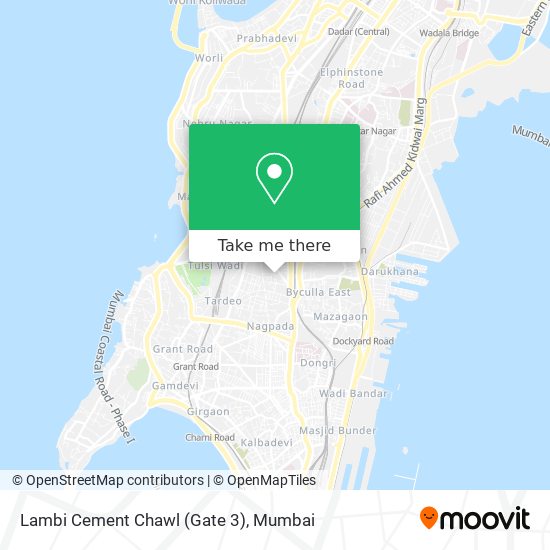 Lambi Cement Chawl (Gate 3) map