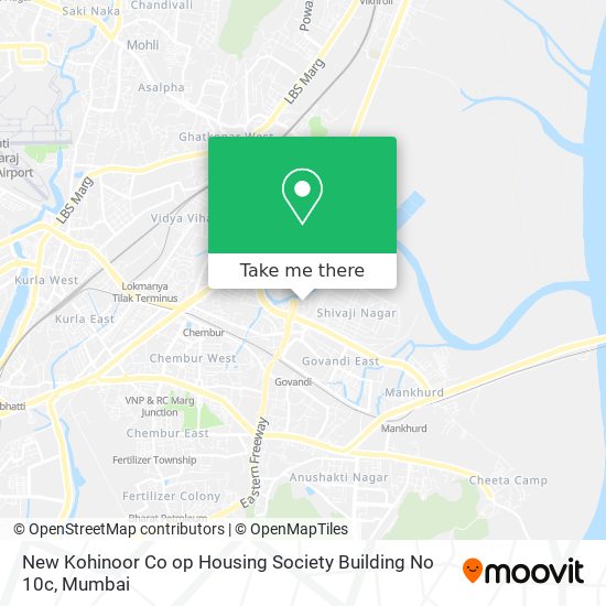 New Kohinoor Co op Housing Society Building No 10c map
