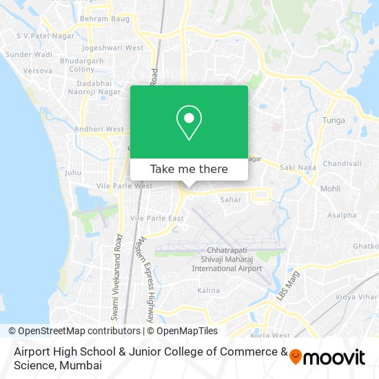 Airport High School & Junior College of Commerce & Science map