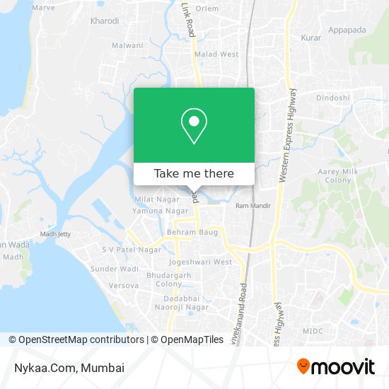 Nykaa.Com map