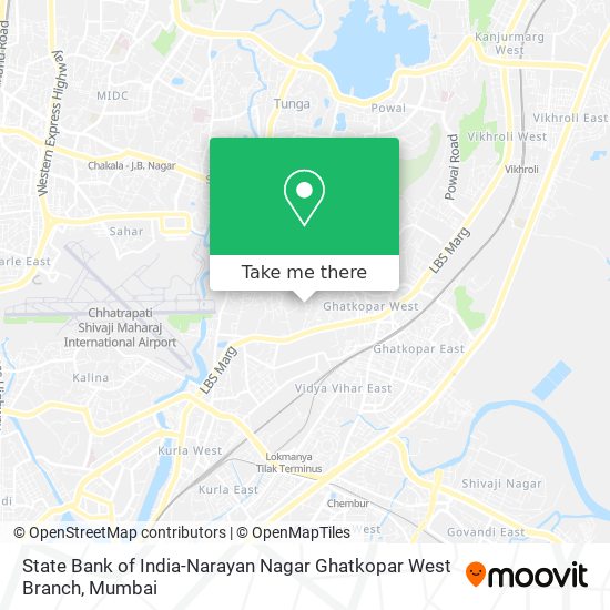 State Bank of India-Narayan Nagar Ghatkopar West Branch map
