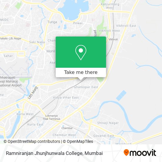 Ramniranjan Jhunjhunwala College map