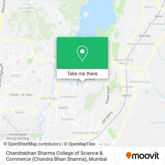 Chandrabhan Sharma College of Science & Commerce (Chandra Bhan Sharma) map