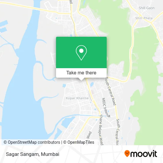 Sagar Sangam map