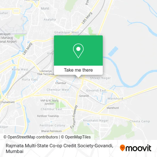 Rajmata Multi-State Co-op Credit Society-Govandi map