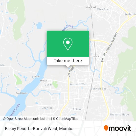Eskay Resorts-Borivali West map