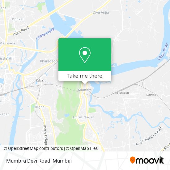 Mumbra Devi Road map