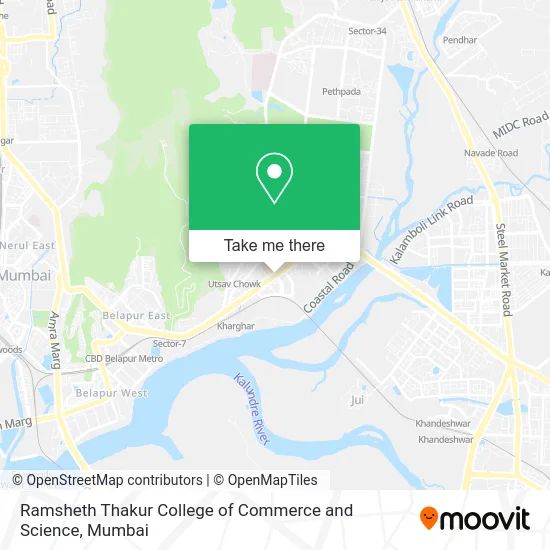 Ramsheth Thakur College of Commerce and Science map