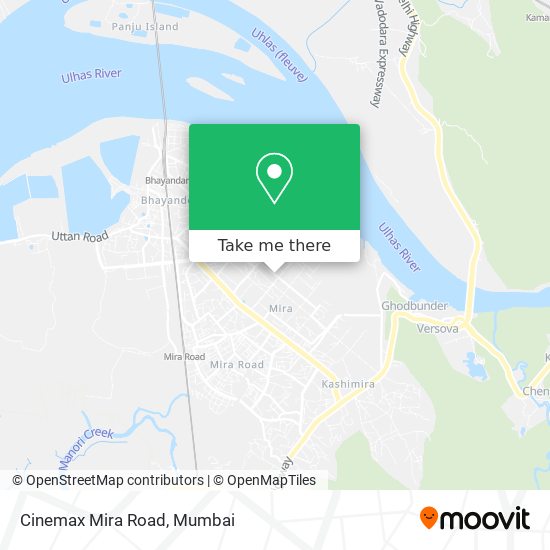 Cinemax Mira Road map