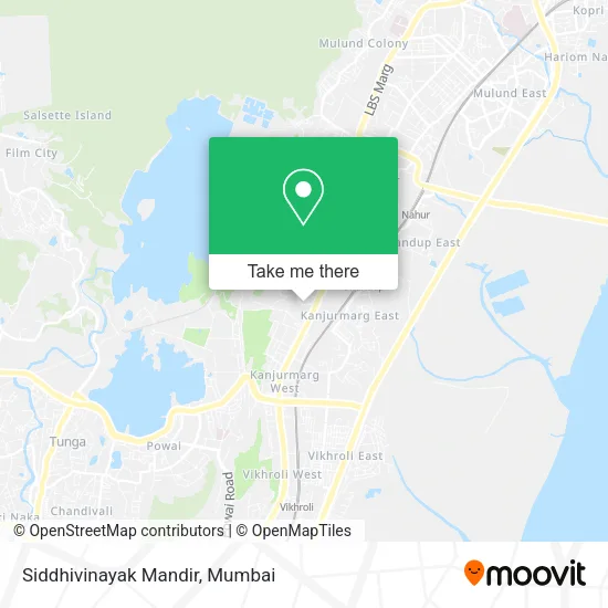 Siddhivinayak Mandir map