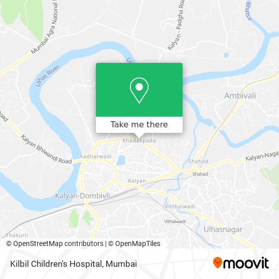 Kilbil Children's Hospital map