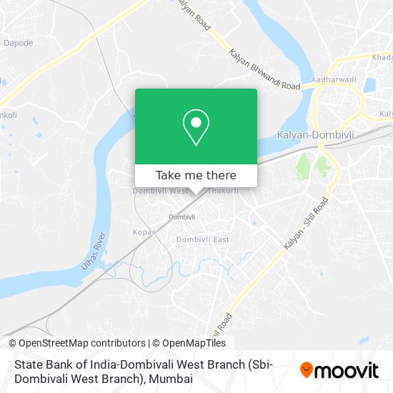 State Bank of India-Dombivali West Branch (Sbi-Dombivali West Branch) map