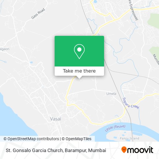 St. Gonsalo Garcia Church, Barampur map