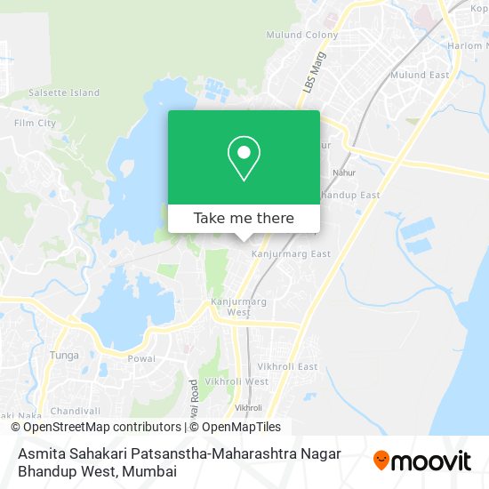 Asmita Sahakari Patsanstha-Maharashtra Nagar Bhandup West map
