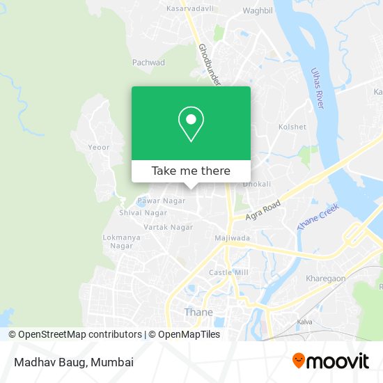 Madhav Baug map