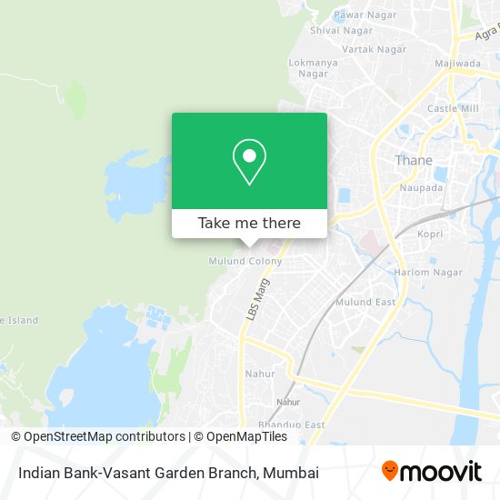 Indian Bank-Vasant Garden Branch map