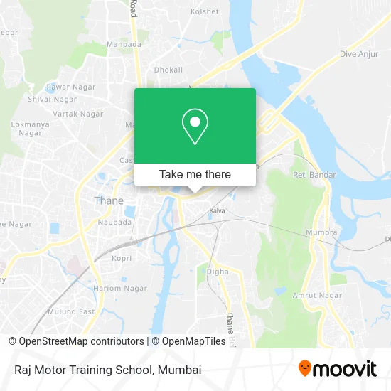 Raj Motor Training School map