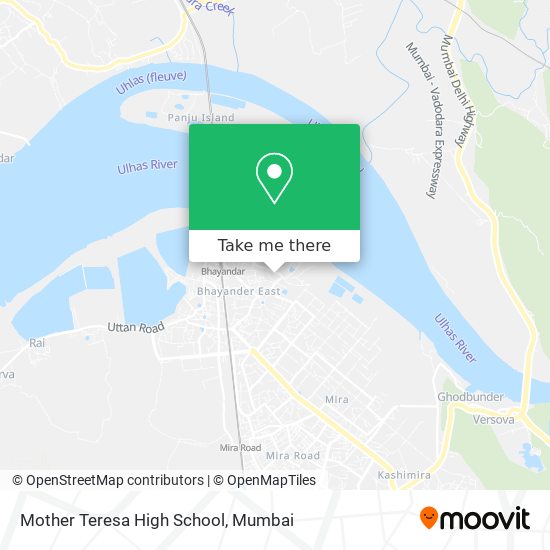 Mother Teresa High School map