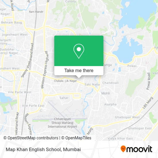 Map Khan English School map