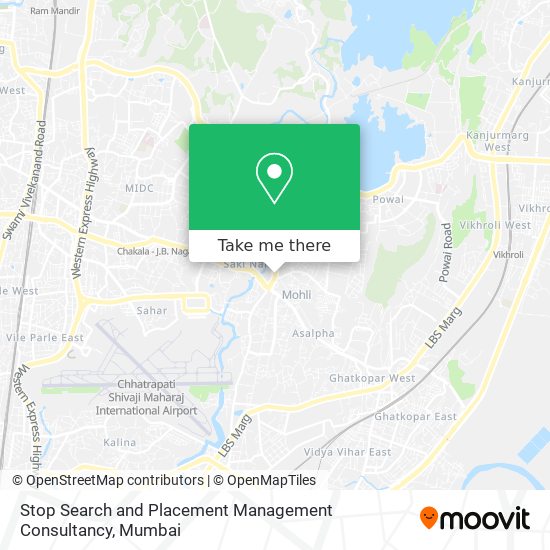 Stop Search and Placement Management Consultancy map