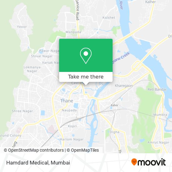 Hamdard Medical map