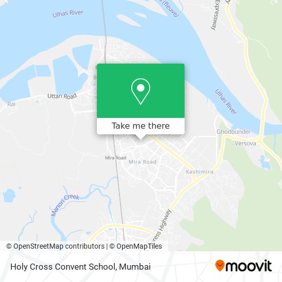 Holy Cross Convent School map