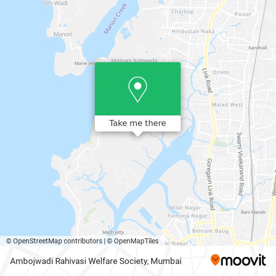 Ambojwadi Rahivasi Welfare Society map