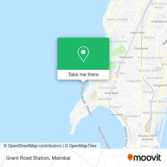 Grant Road Station map
