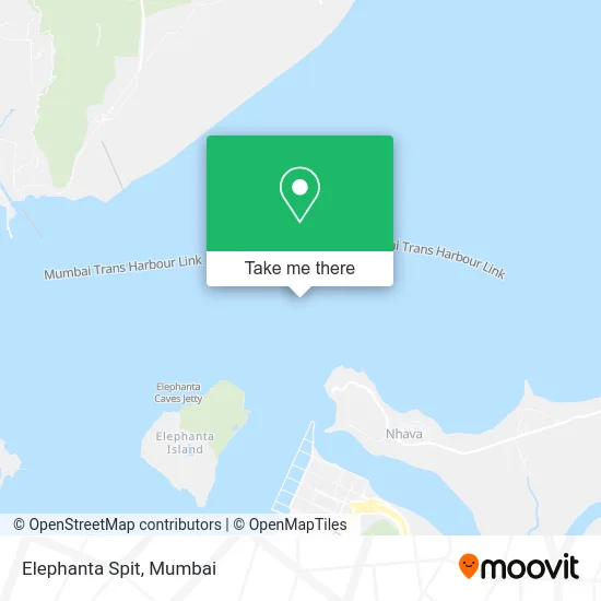 Elephanta Spit map