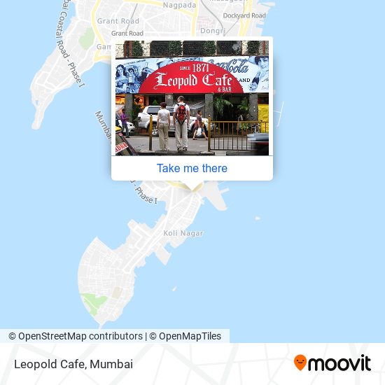 Leopold Cafe map